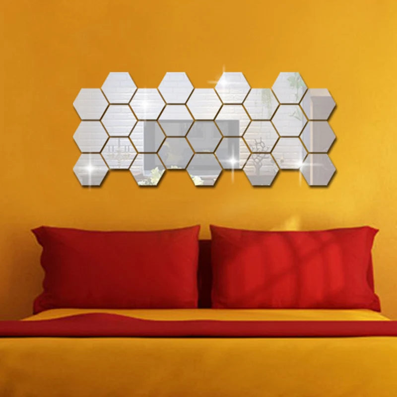 3D Hexagon Mirrors