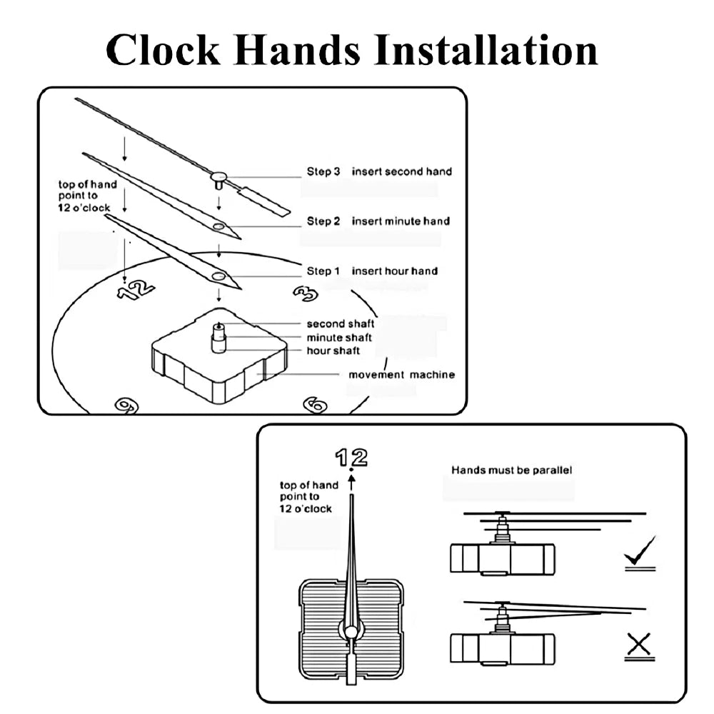 3D Quartz Wall Clock