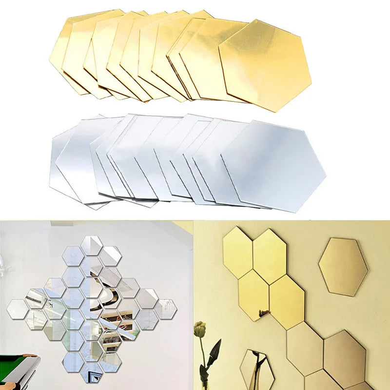 3D Hexagon Mirrors