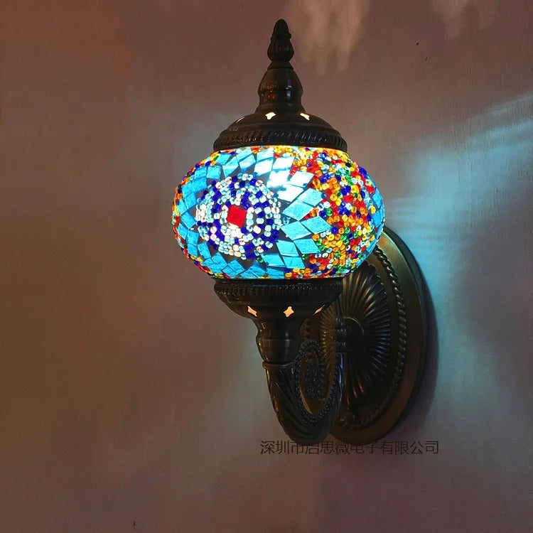 Handcrafted Mediterranean Turkish Mosaic Lamps