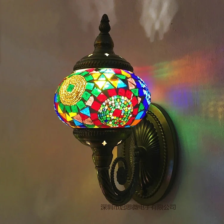 Handcrafted Mediterranean Turkish Mosaic Lamps