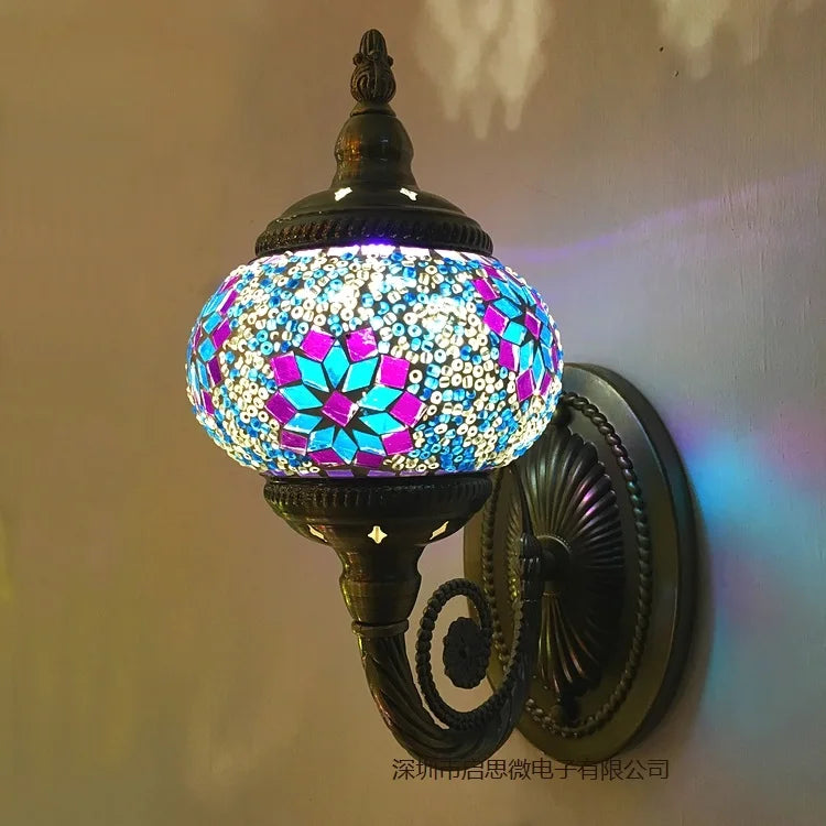 Handcrafted Mediterranean Turkish Mosaic Lamps