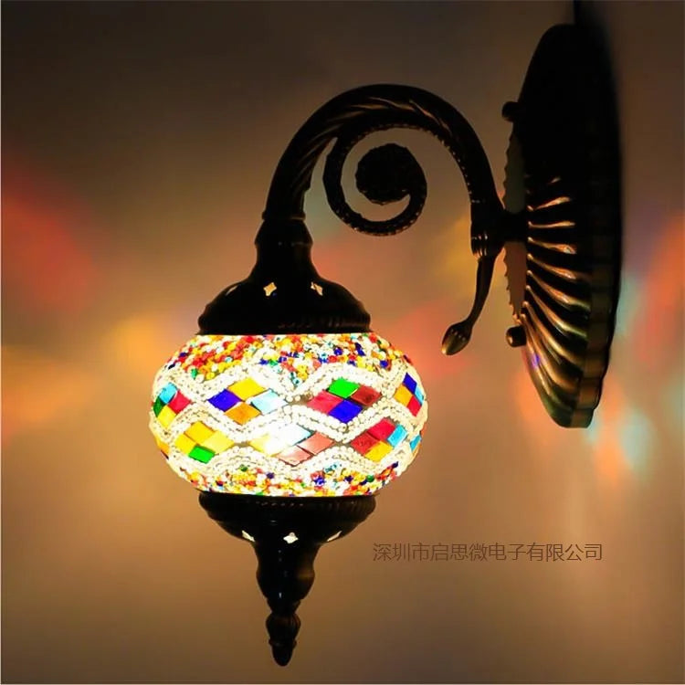 Handcrafted Mediterranean Turkish Mosaic Lamps