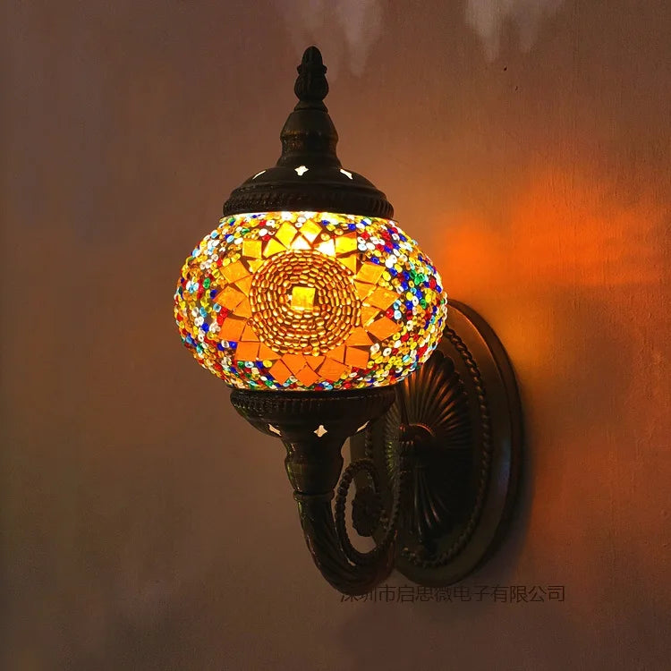 Handcrafted Mediterranean Turkish Mosaic Lamps