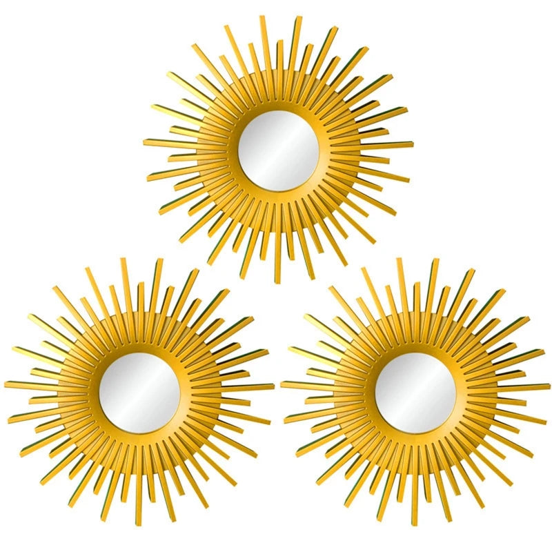 Gold Sunflower Mirrors