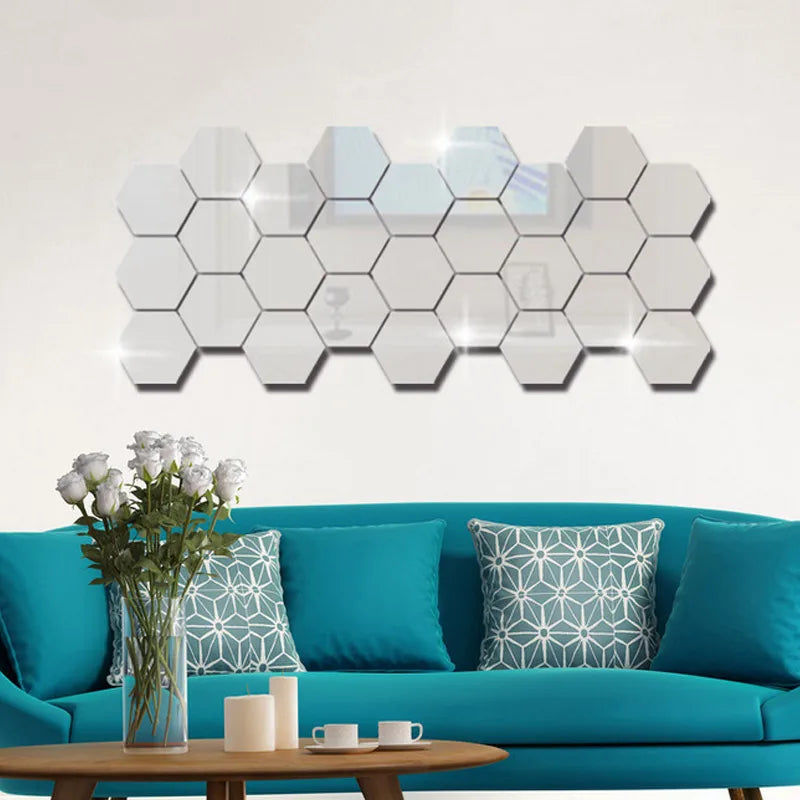 3D Hexagon Mirrors