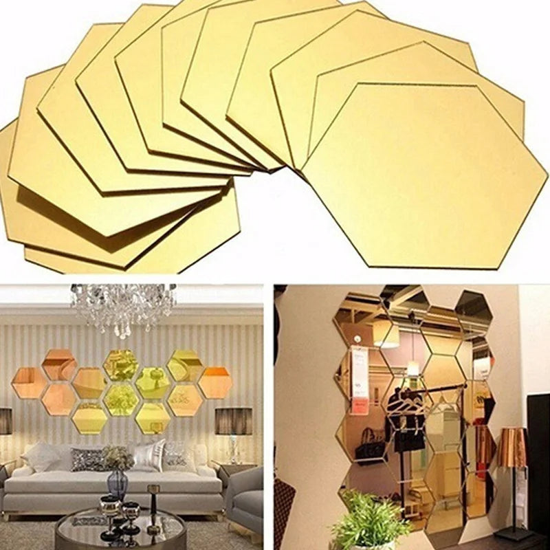 3D Hexagon Mirrors