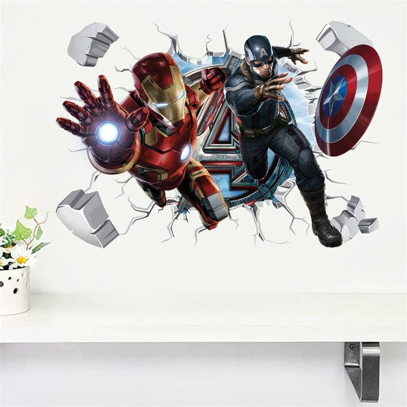 3D Stereoscopic Effect Avengers Wallpaper