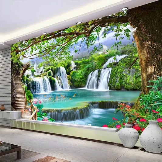 3D Waterfall Wall Art