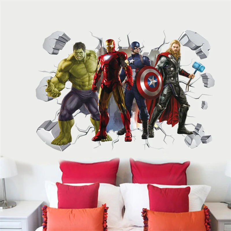 3D Stereoscopic Effect Avengers Wallpaper