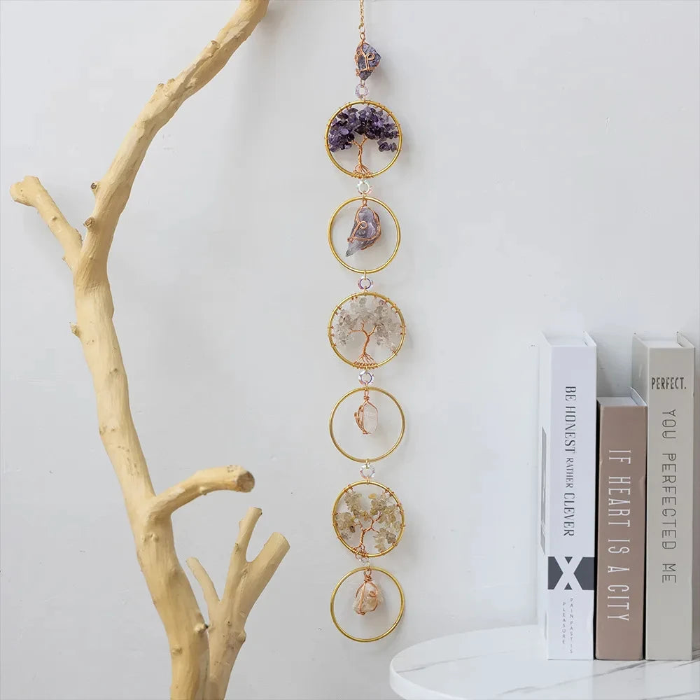 Aesthetic Life Tree Ring Chakra Wall Decor