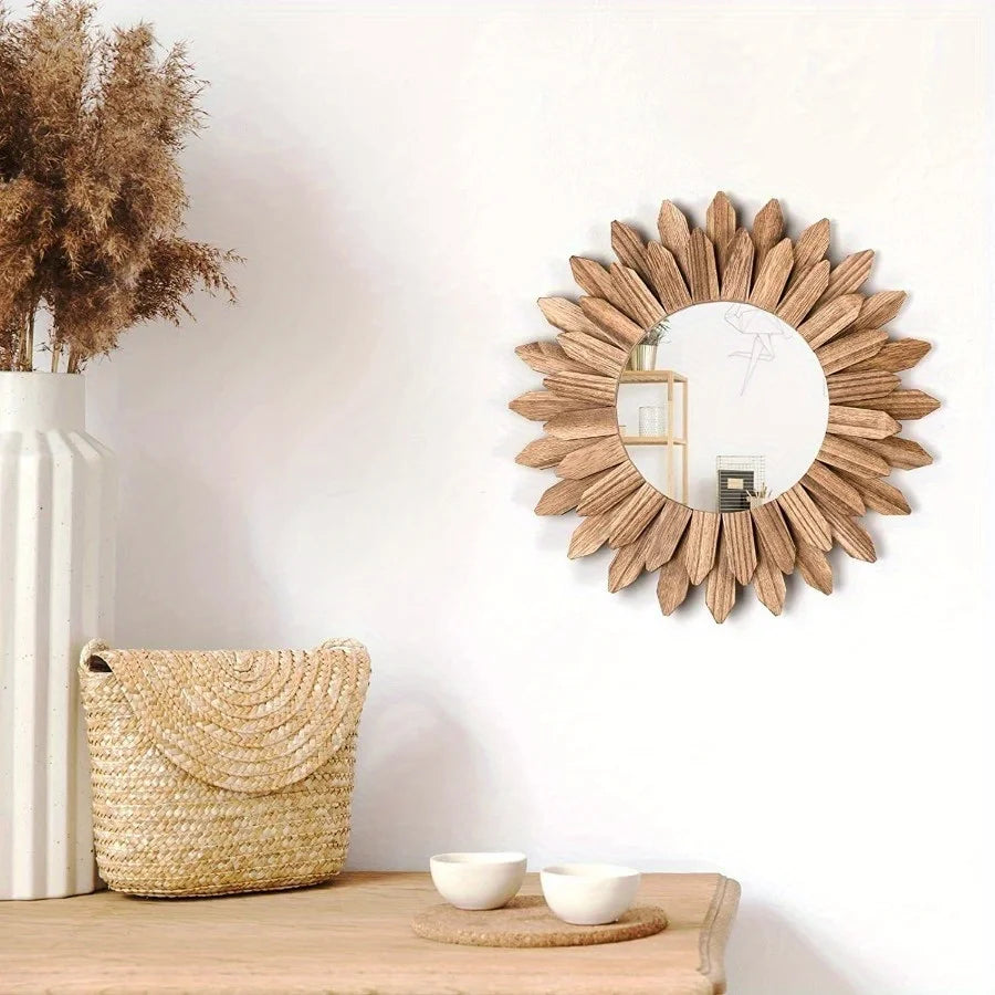 Rustic Wooden Mirror