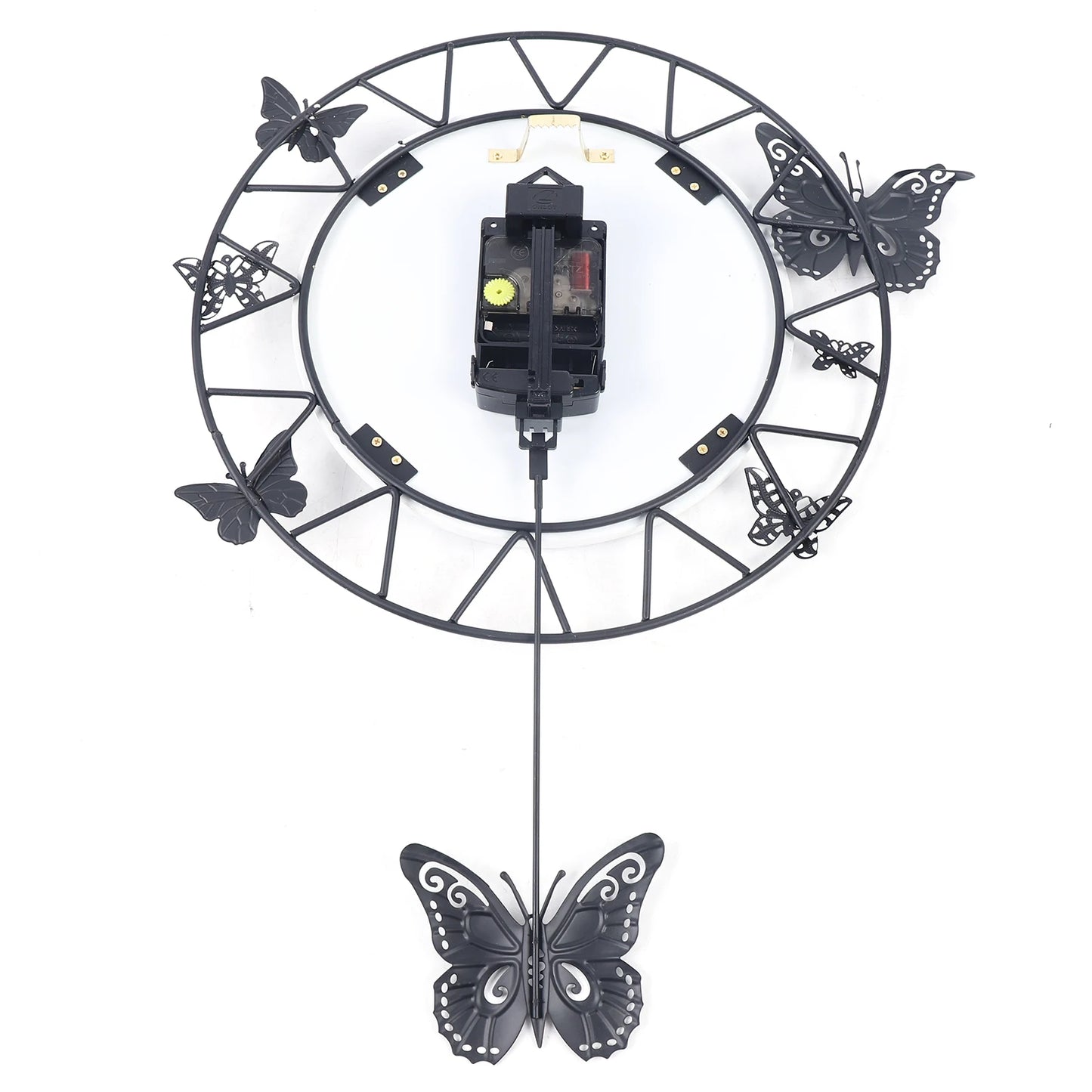 Butterfly Quartz Clock