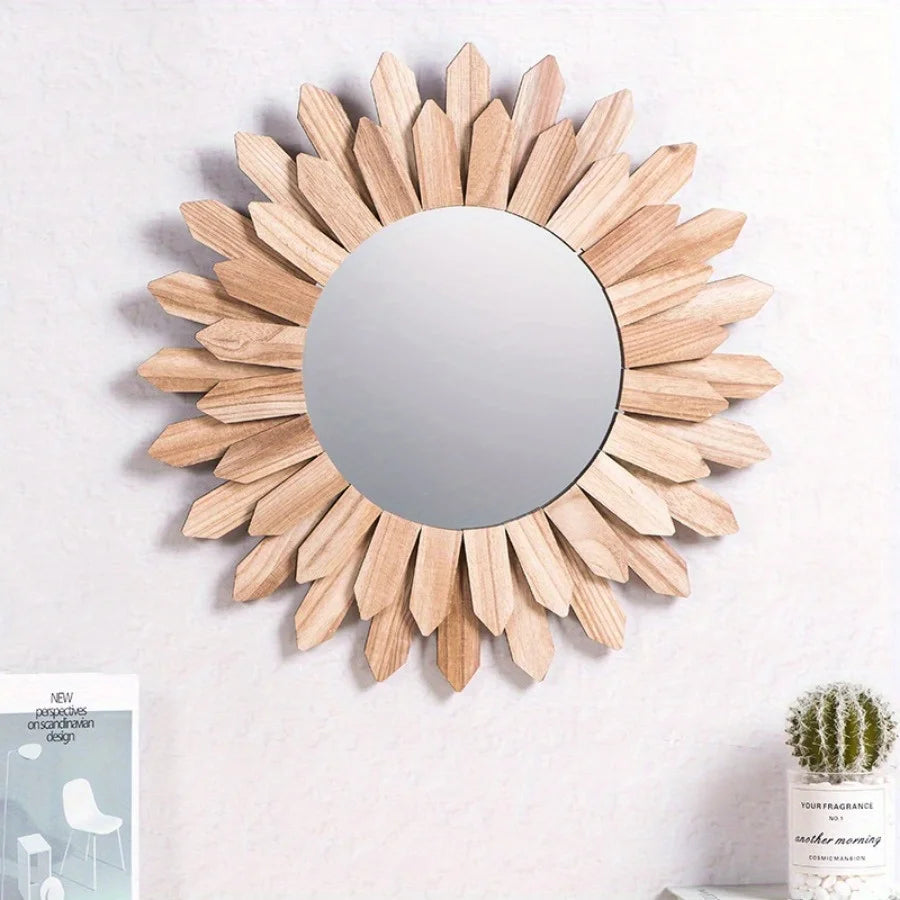 Rustic Wooden Mirror