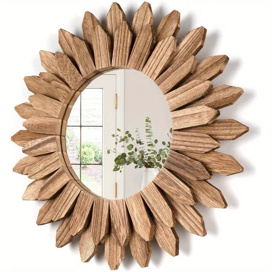 Rustic Wooden Mirror