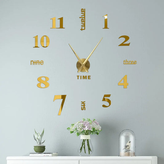 3D Digital Wall Clock