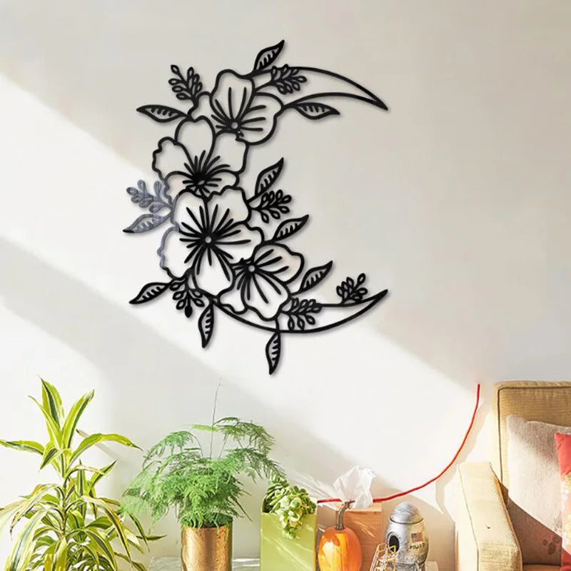 3D Flower Wall Art Mirror